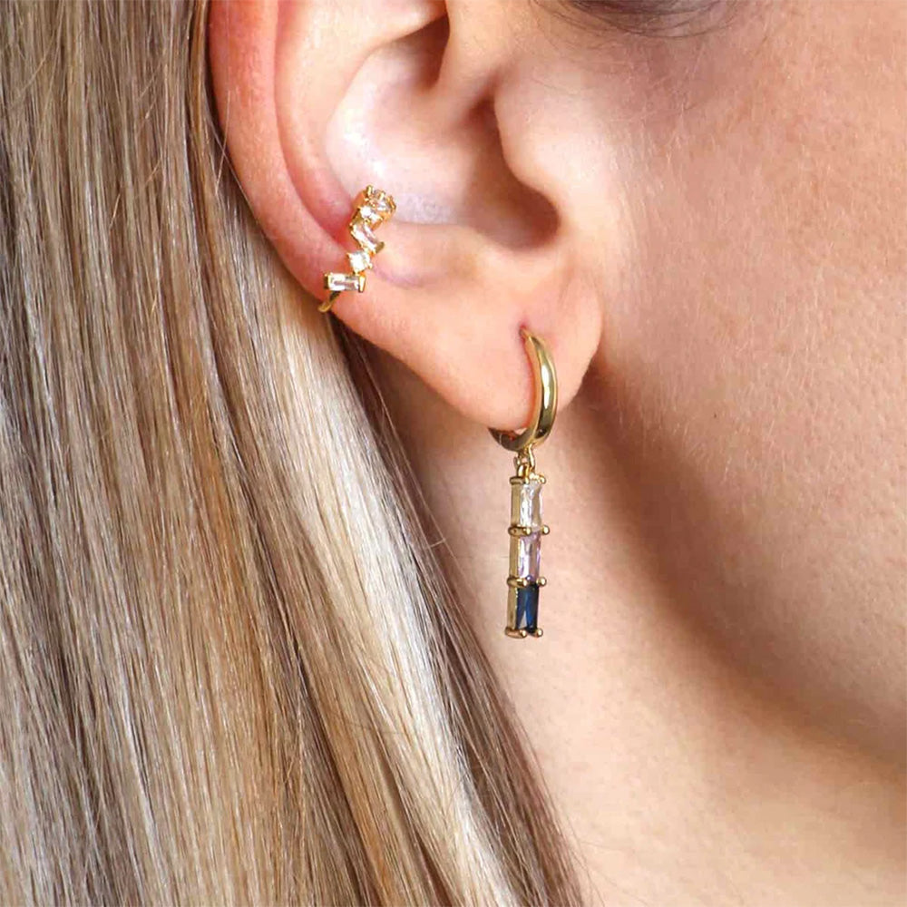 ORECCHINO SINGOLO EARCUFF CON ZIRCONI