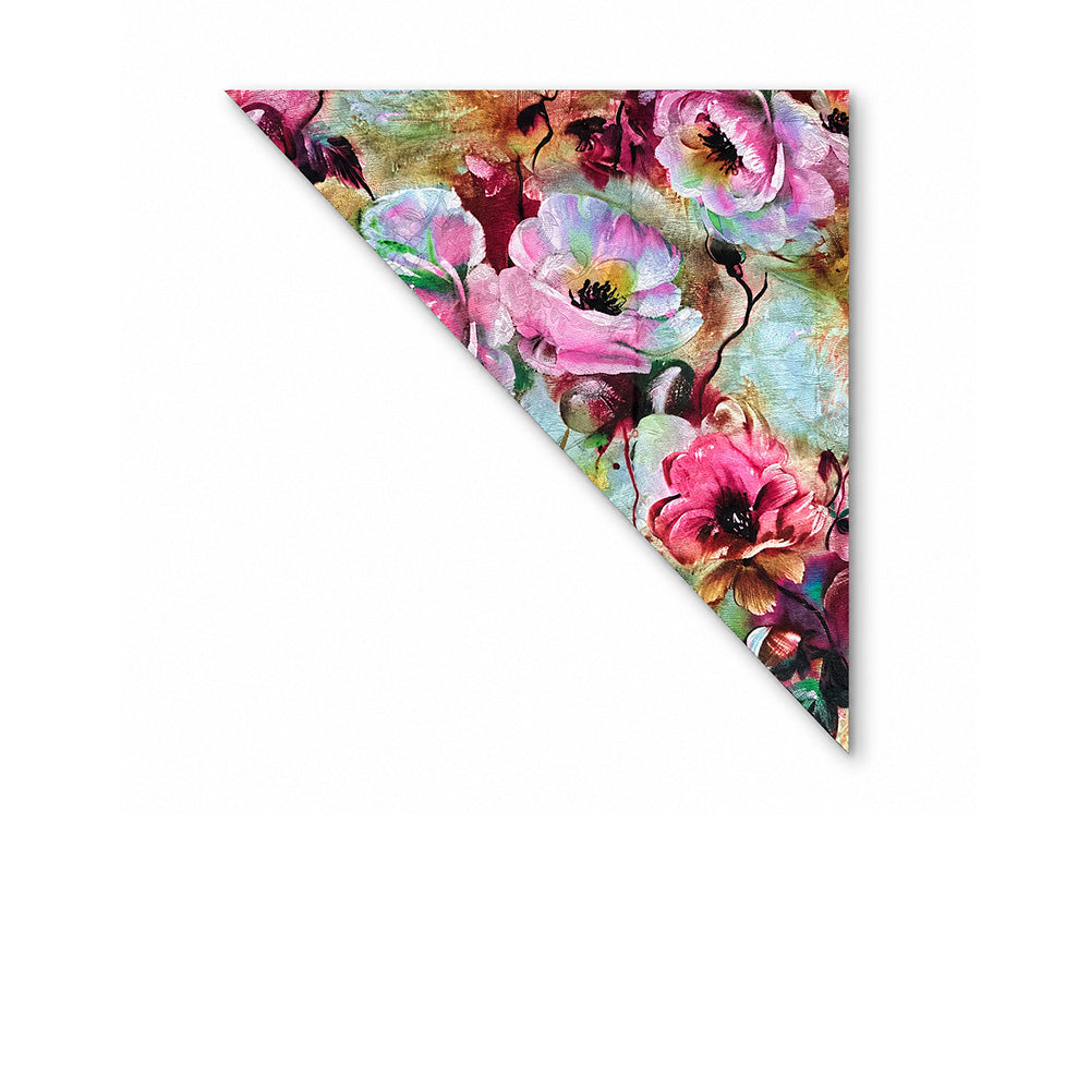 SCIARPA DOUBLEFACE CON FANTASIA FLOREALE