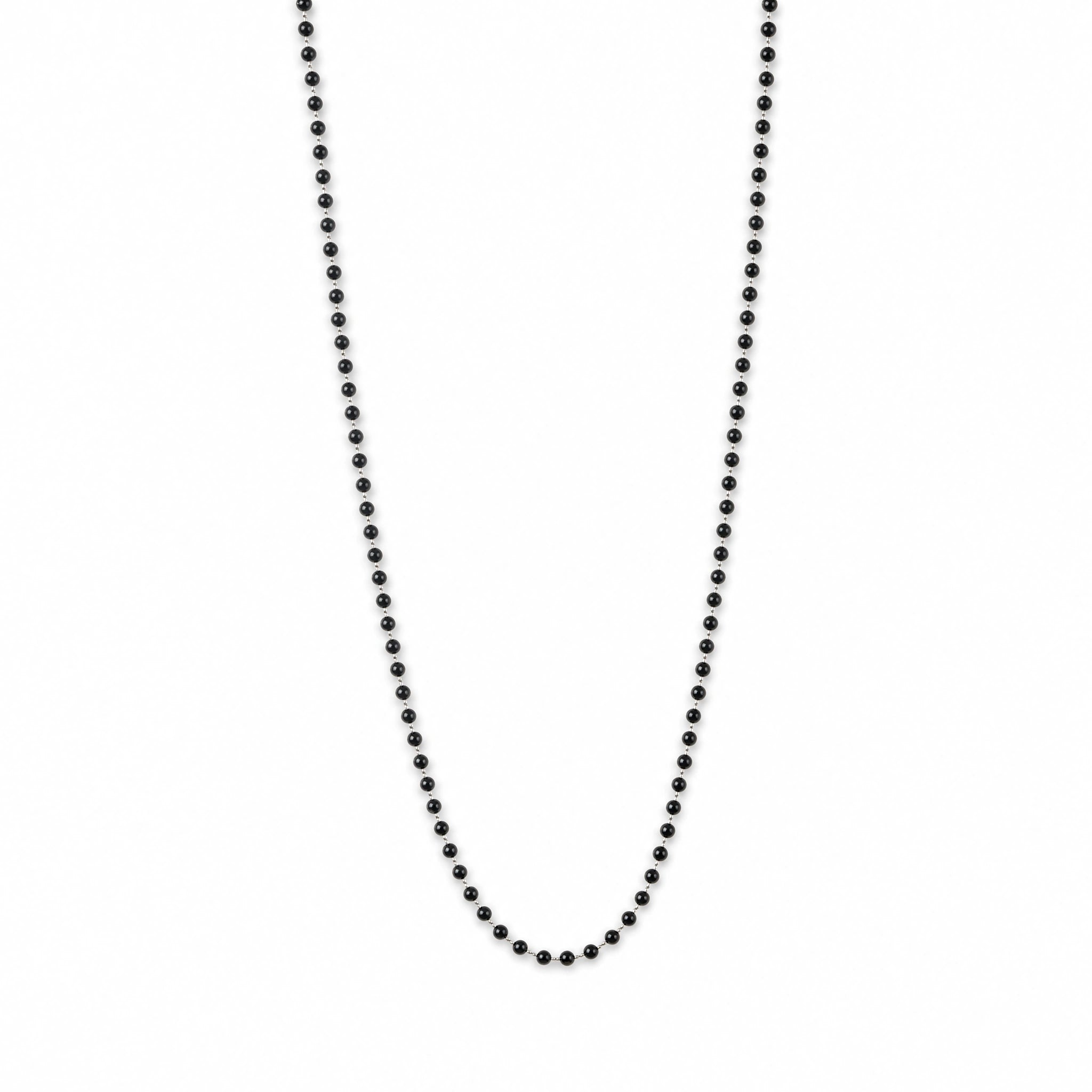 COLLANA GIROCOLLO CON CRISTALLI NERI