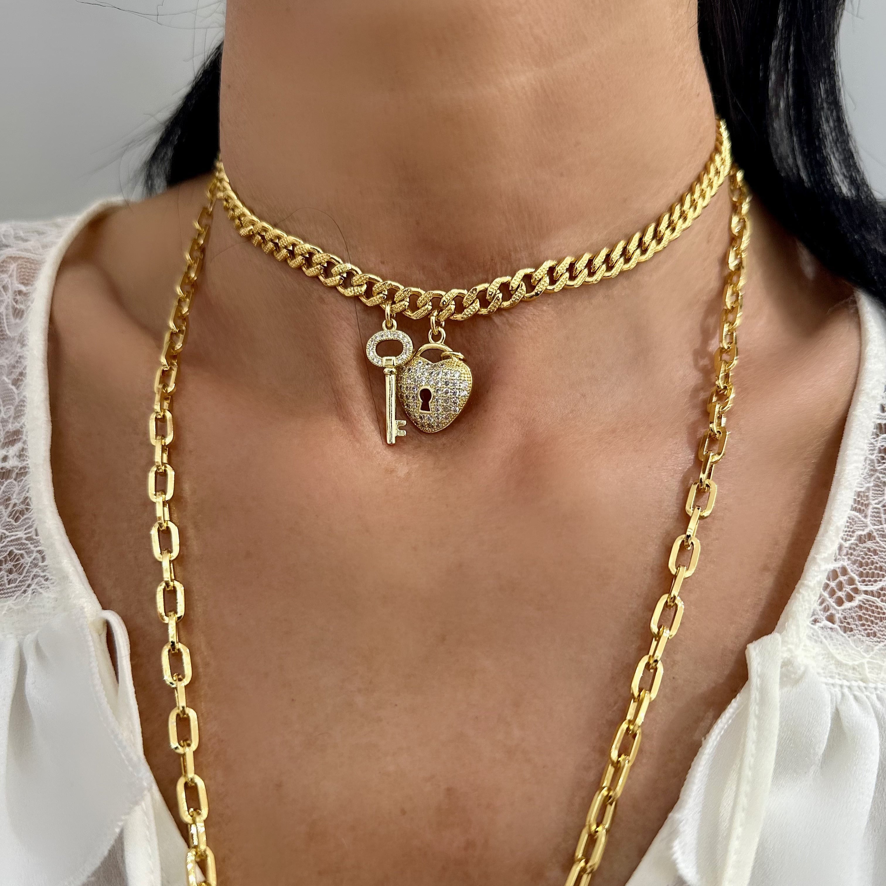 COLLANA GIROCOLLO LOVE LOCK CHOKER