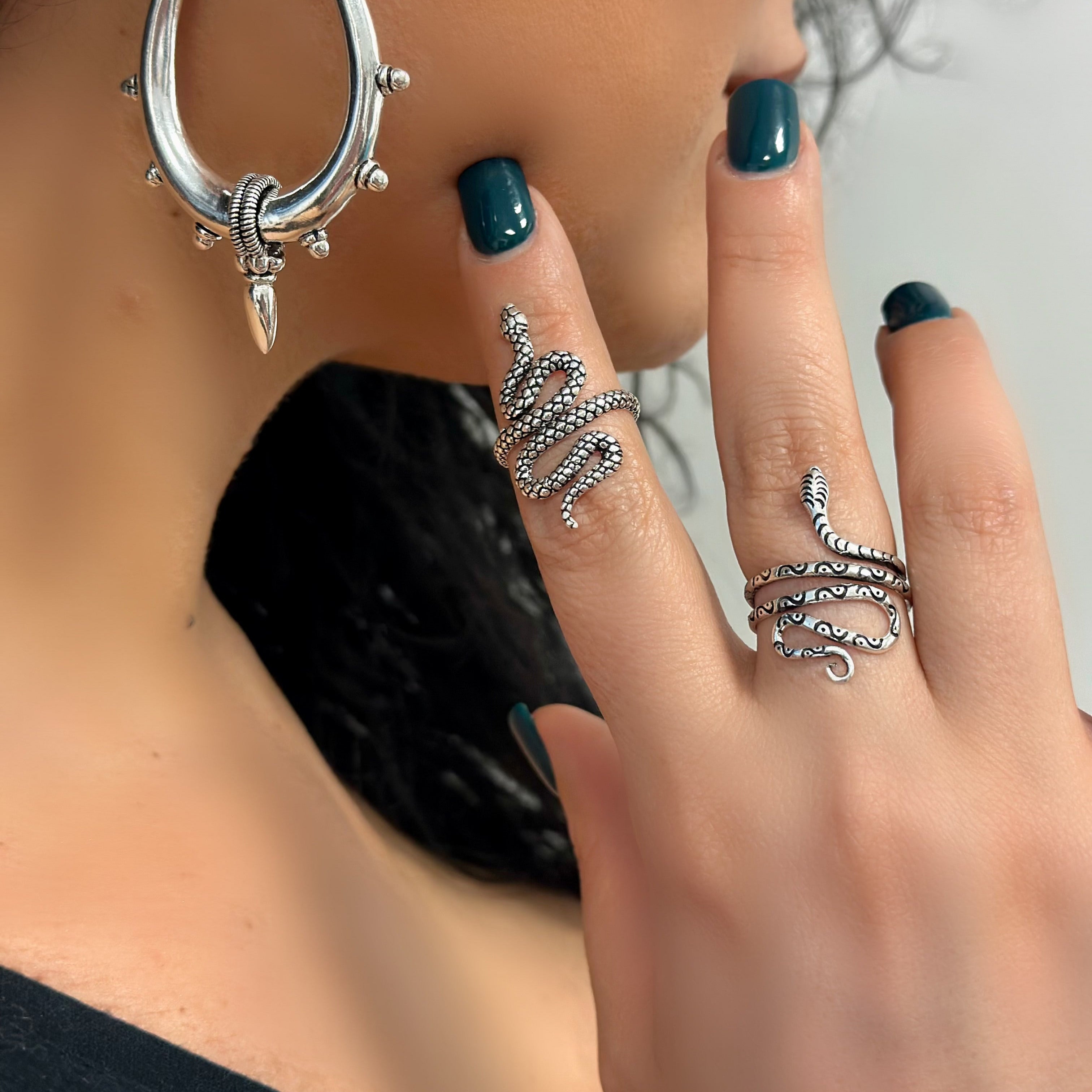 ANELLO SERPENTE LAVORATO