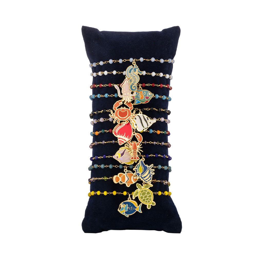BRACCIALE MORBIDO ACQUA MULTI CHARM