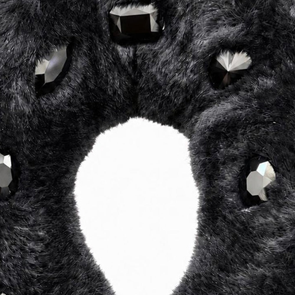 LACCIO PER CELLULARE DI ECOPELLICCIA E STRASS