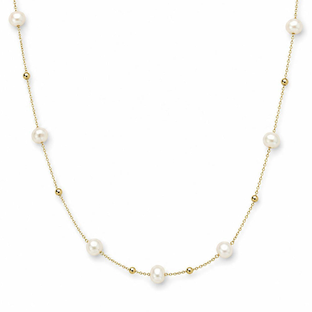 COLLANA A GIROCOLLO CON PERLE ALTERNATE