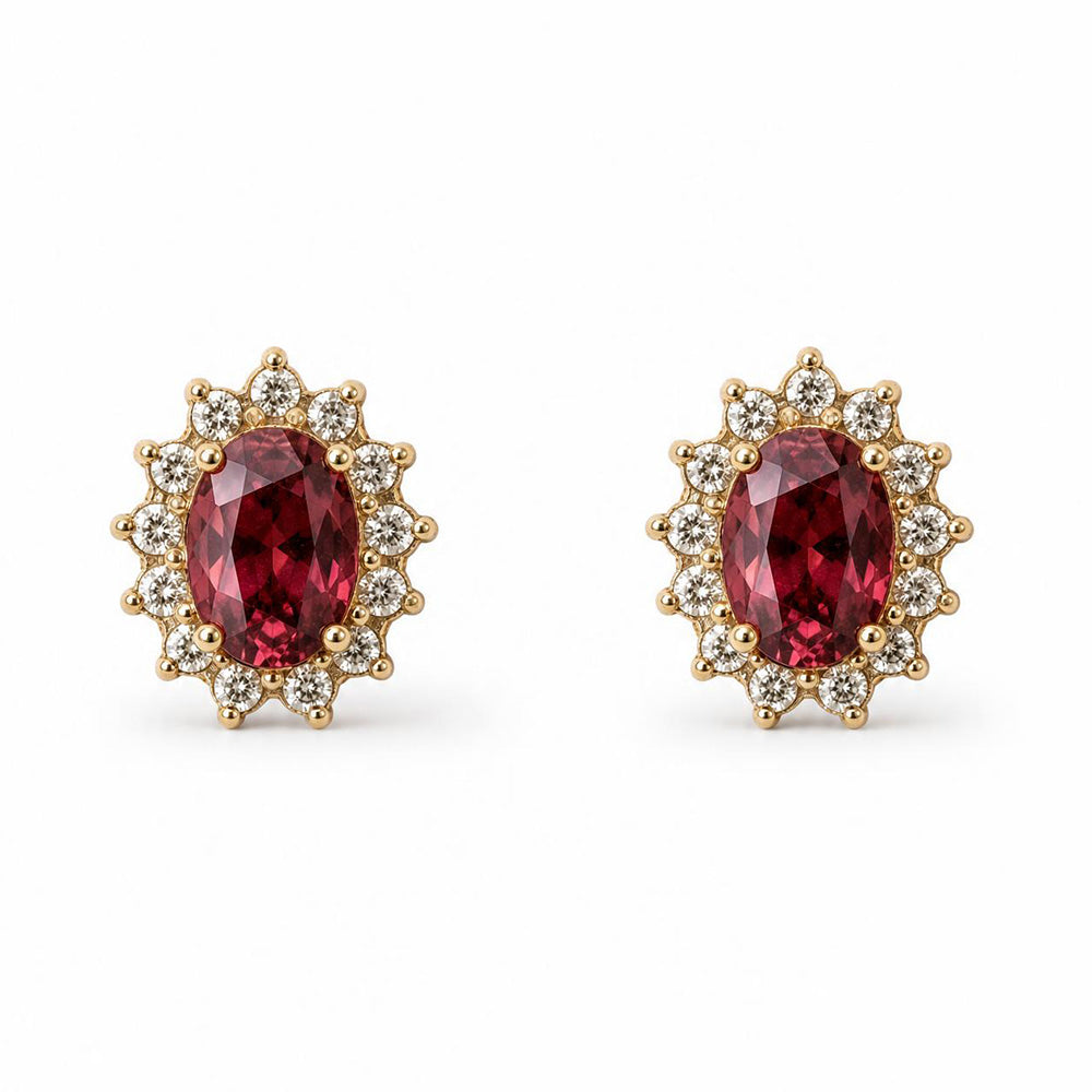 ORECCHINI A LOBO CON CHIUSURA A CLIP PUNTO LUCE CON STRASS