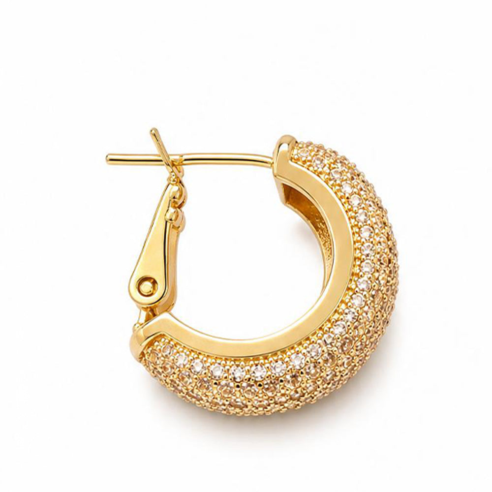ORCCHINI A CERCHIO SPESSO CON STRASS