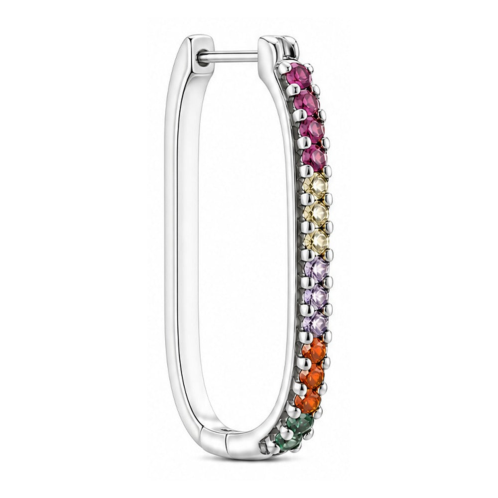 ORECCHINI A CERCHIO CON STRASS