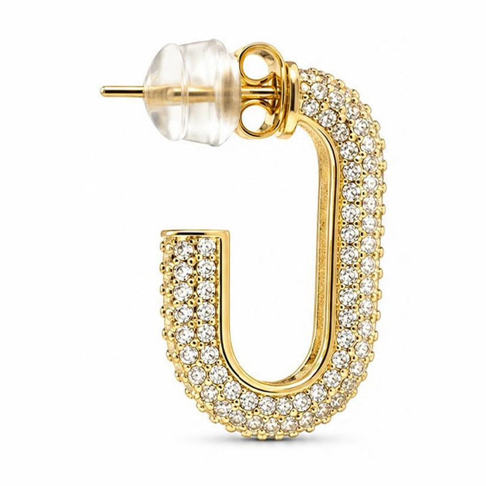 ORECCHINI  A FORMA DI U CON STRASS