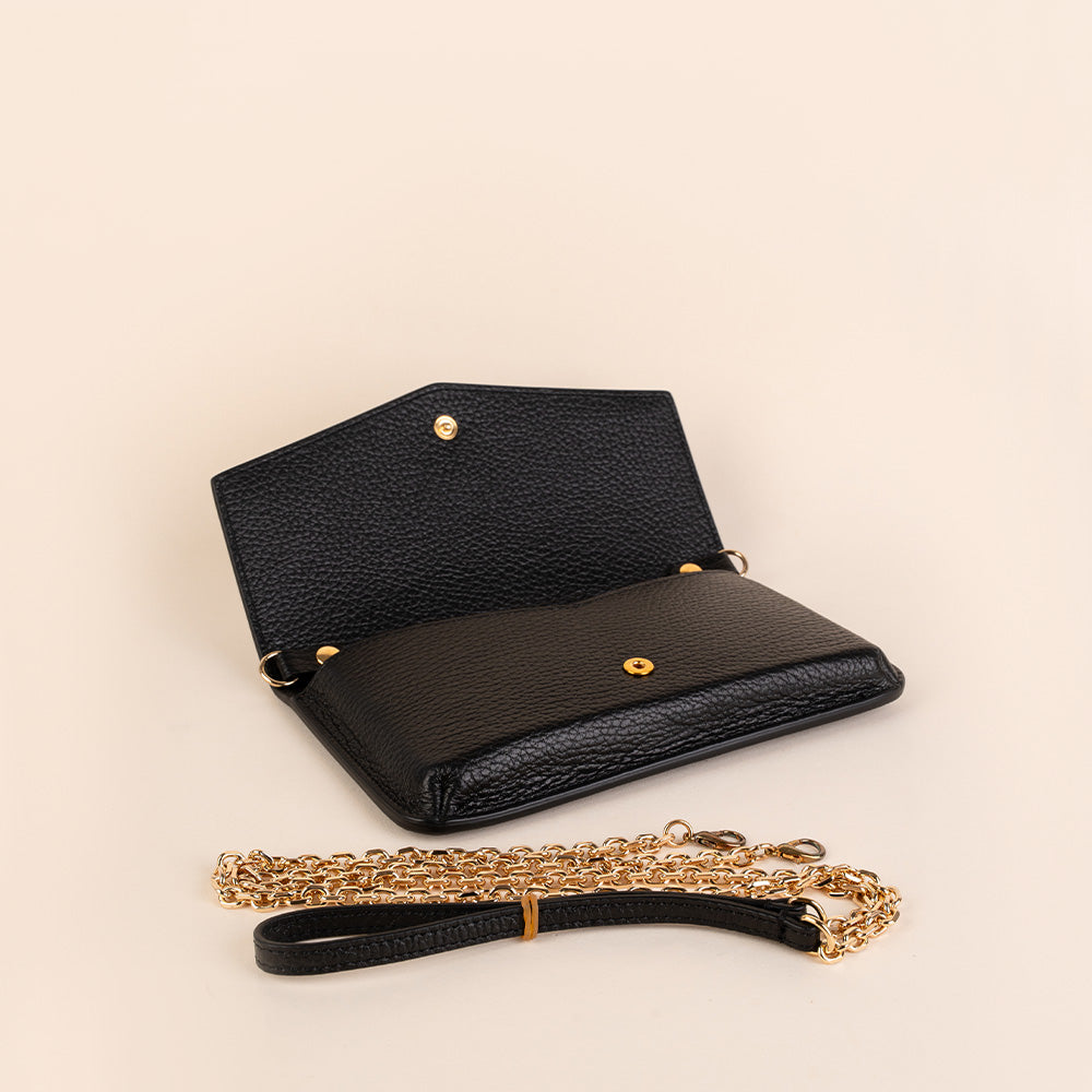 BORSA POCHETTE A PORTACARTE E PORTACELLULARE CON TRACOLLA