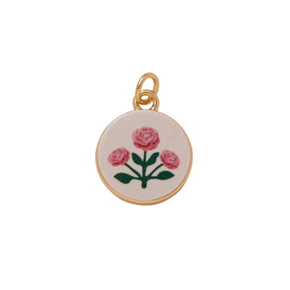 CHARM BOUQUET TONDO IN OTTONE