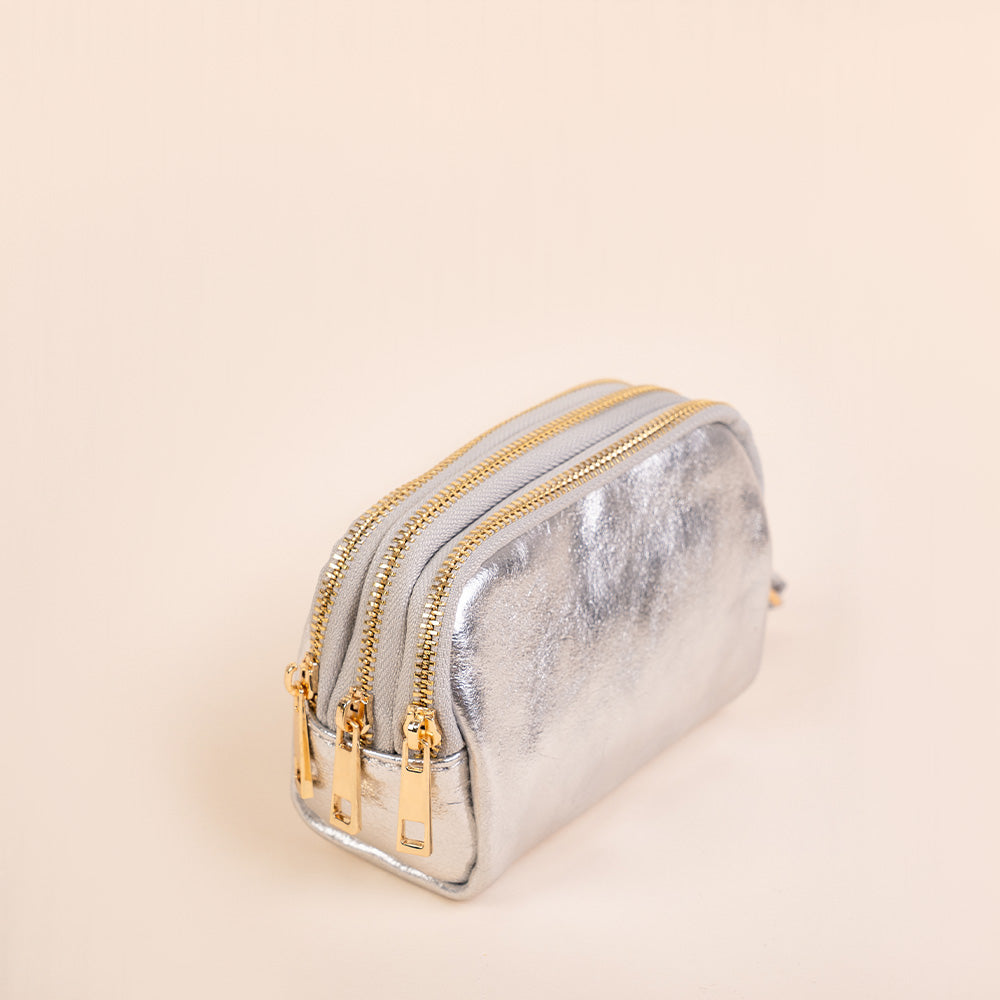 PORTAMONETE CON TRIPLA ZIP