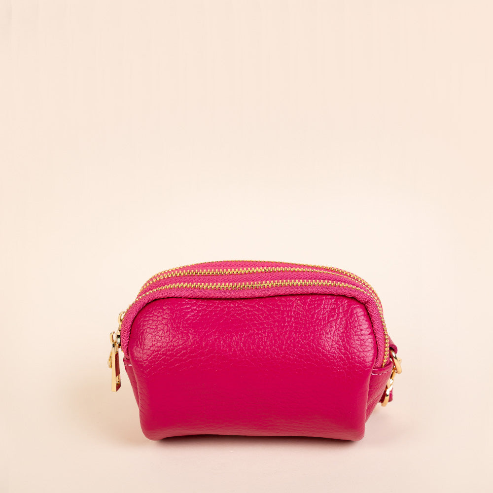 PORTAMONETE CON TRIPLA ZIP