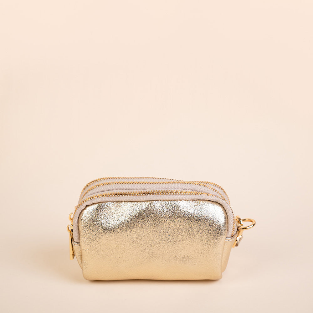 PORTAMONETE CON TRIPLA ZIP