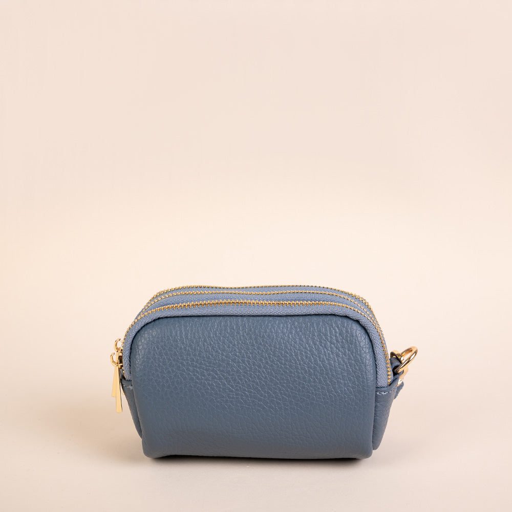 PORTAMONETE CON TRIPLA ZIP