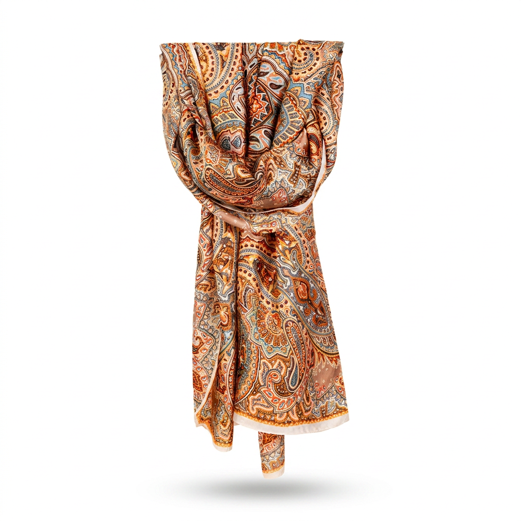 SCIARPA FOULARD FANTASIA CASHMERE IN DIVERSI COLORI