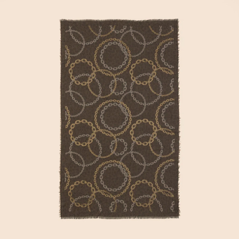 SCIARPA CON MOTIVO A CATENA