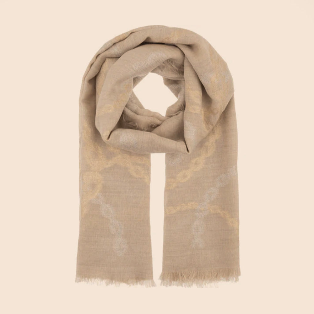 SCIARPA CON MOTIVO A CATENA