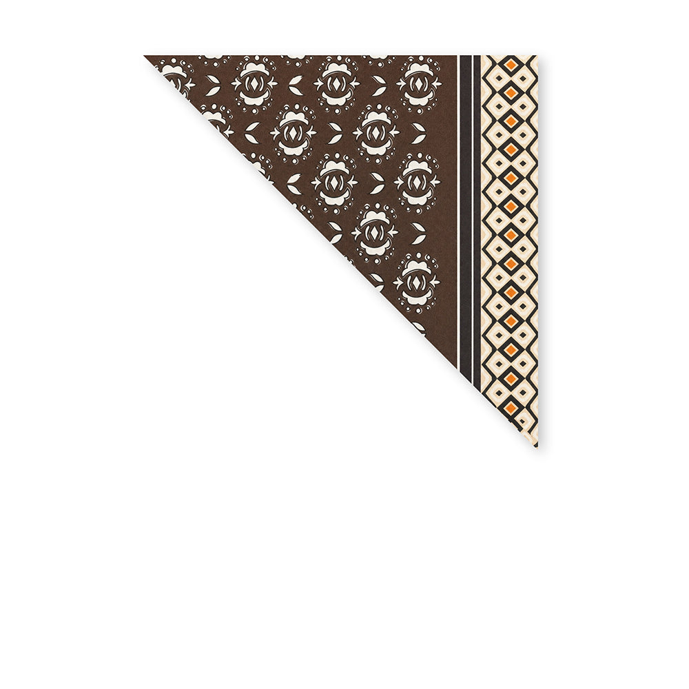 SCIARPA FOULARD DA COLLO CON FANTASIA GEOMETRICA