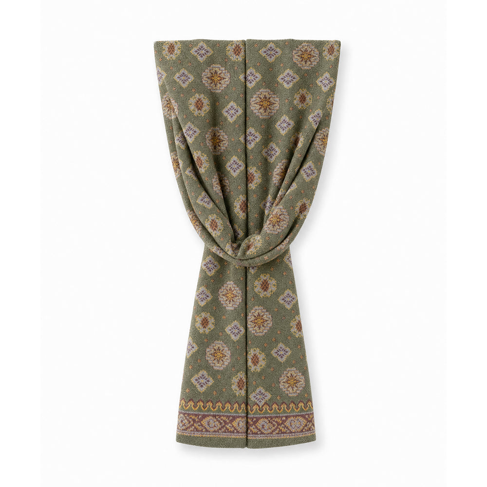 SCIARPA CON FANTASIA FLOREALE ORNAMENTALE VINTAGE