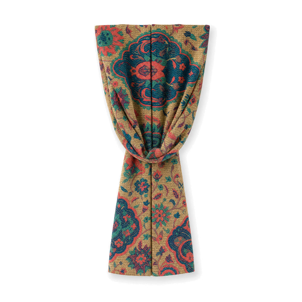 SCIARPA CON FANTASIA FLOREALE ORNAMENTALE VINTAGE
