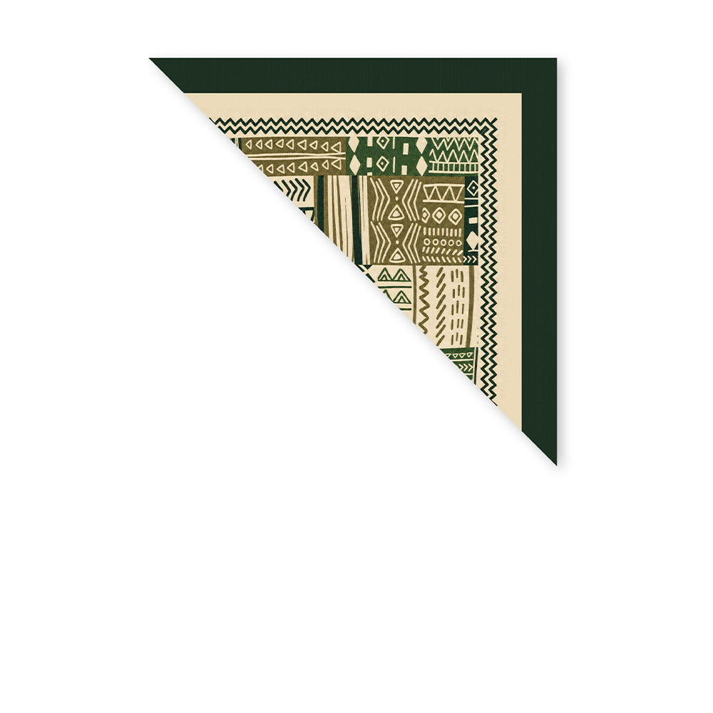SCIARPA FOULARD DA COLLO CON MINI FANTASIE GEOMETRICHE