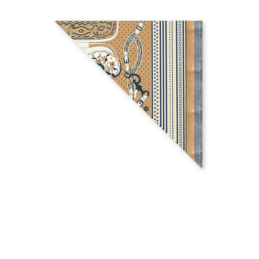SCIARPA FOULARD DA COLLO ORNAMENTALE CON DISEGNI DI VARIO GENERE