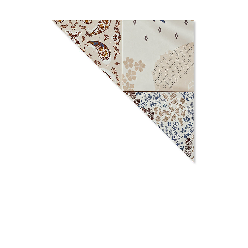 SCIARPA FOULARD DA COLLO CON FANTASIA PAISLEY E FLOREALE