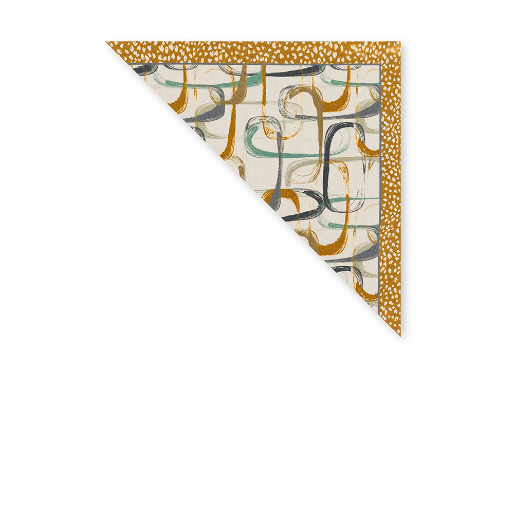 SCIARPA FOULARD DA COLLO CON FANTASIA ASTRATTA