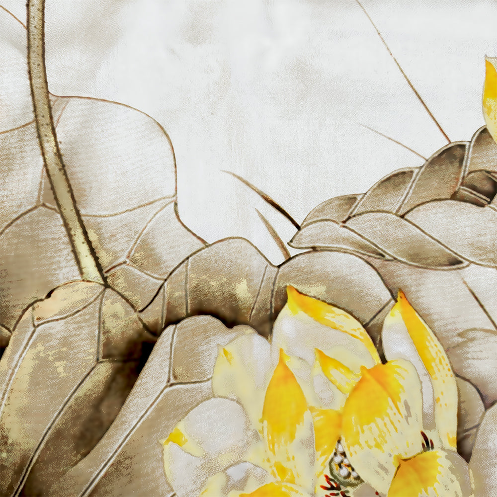 SCIARPA FOULARD IN SETA CON FANTASIA FLOREALE