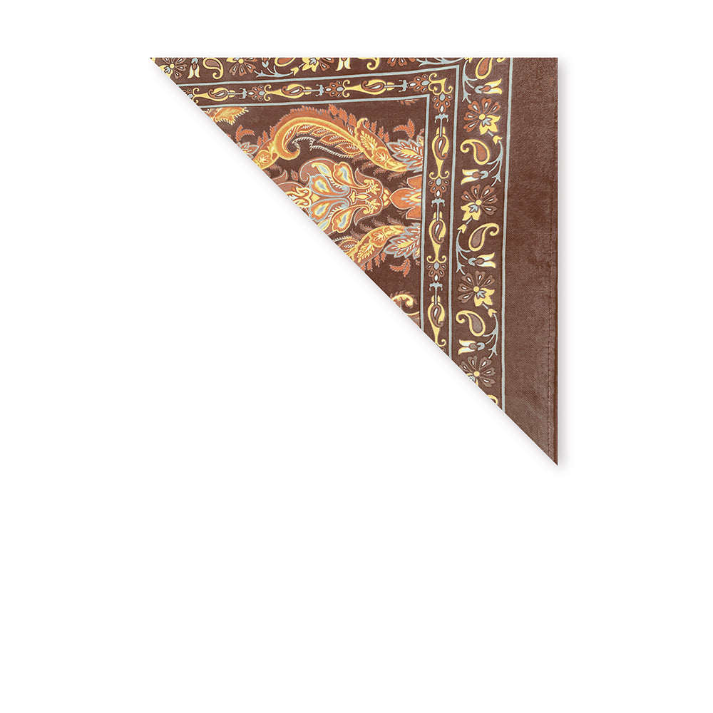 SCIARPA FOULARD DA COLLO A FANTASIA CASHMERE