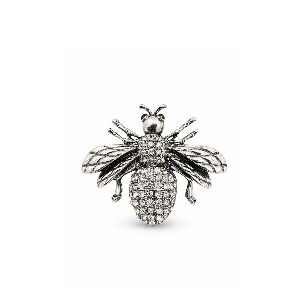 SPILLA A FORMA DI APE CON STRASS