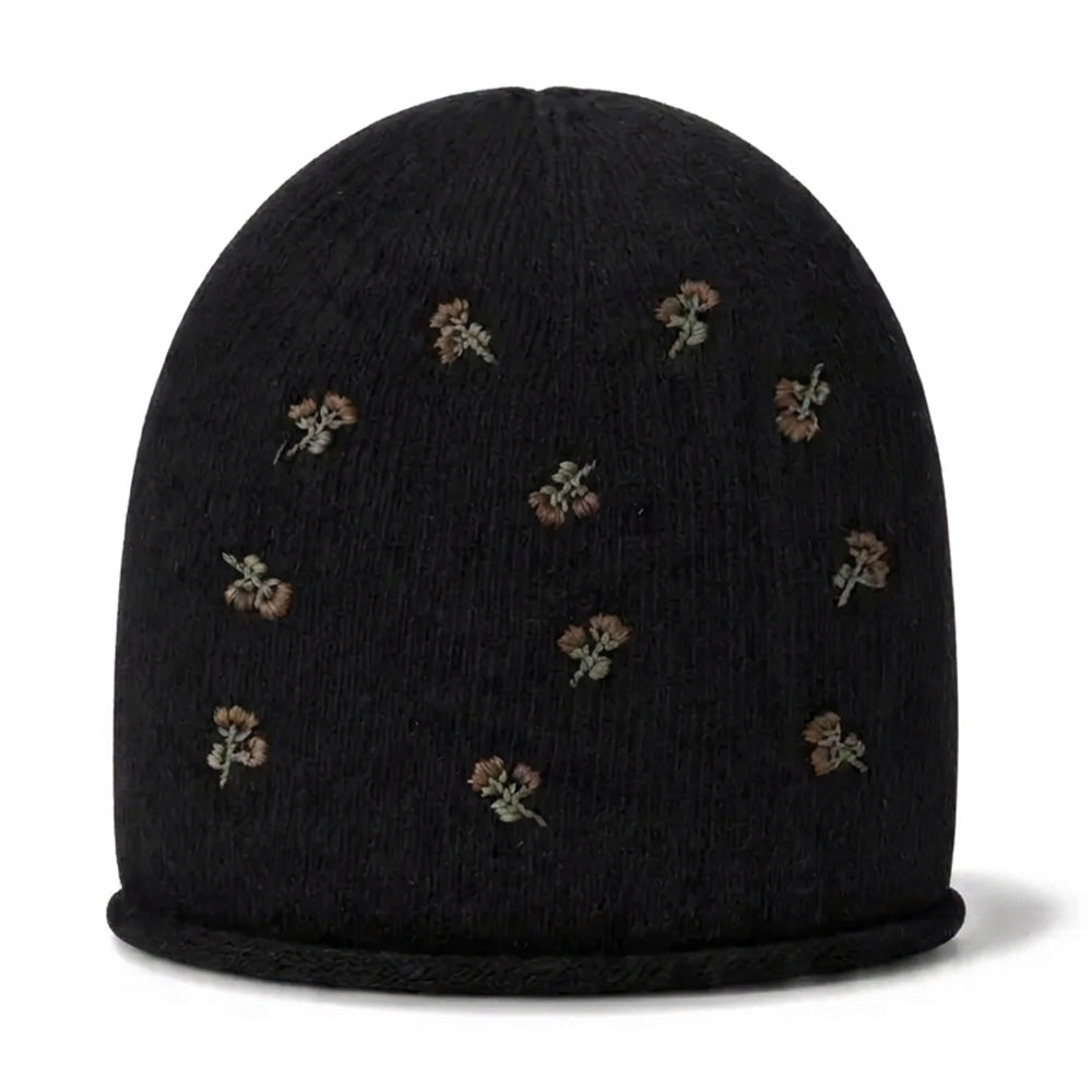 CAPPELLO A CUFFIA CON FIORELLINI