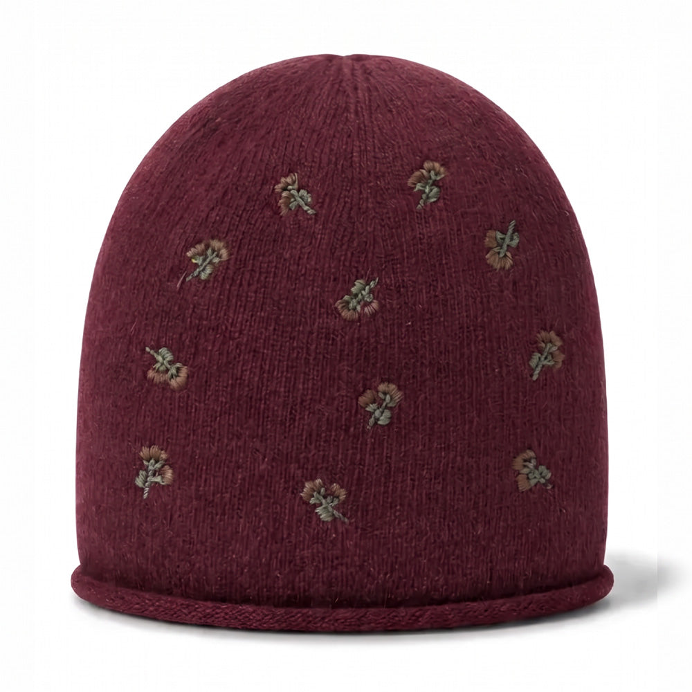CAPPELLO A CUFFIA CON FIORELLINI