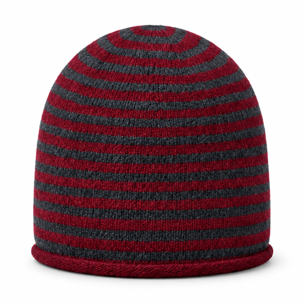 CAPPELLO A CUFFIA A RIGHE