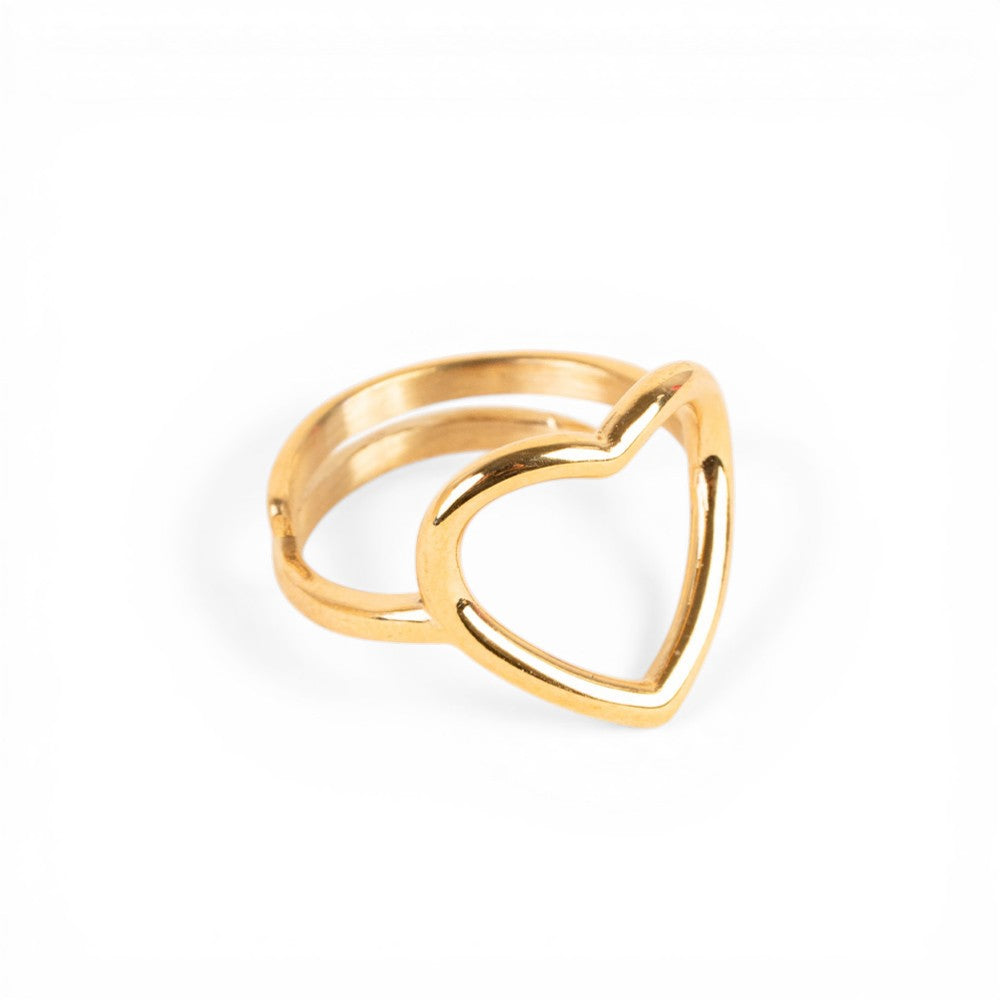 ANELLO REGOLABILE CON CUORE