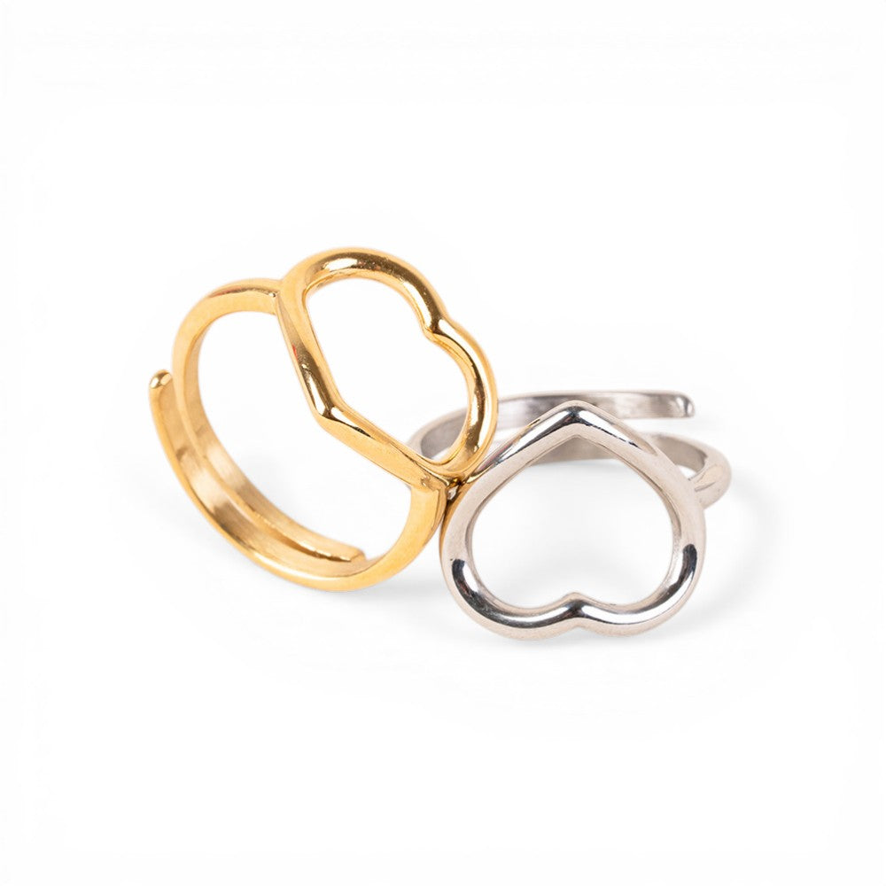 ANELLO REGOLABILE CON CUORE