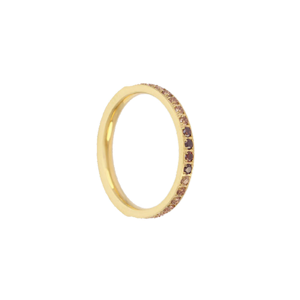 ANELLO CON ZIRCONI 2 COLORI