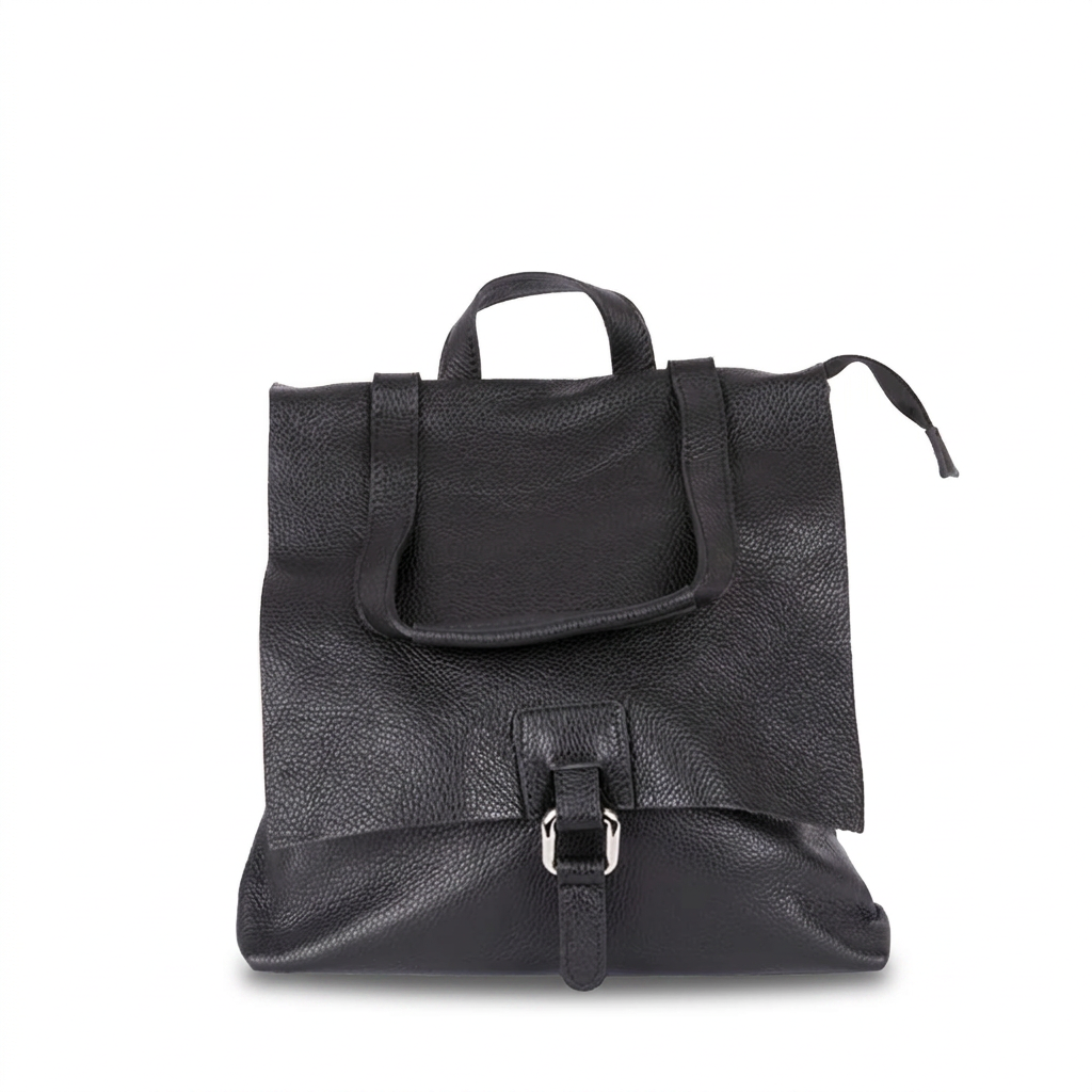 BORSA ZAINO CON MOSCHETTONE CENTRALE