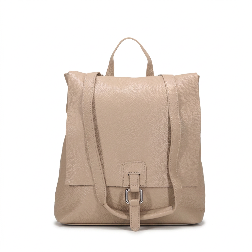 BORSA ZAINO CON MOSCHETTONE CENTRALE