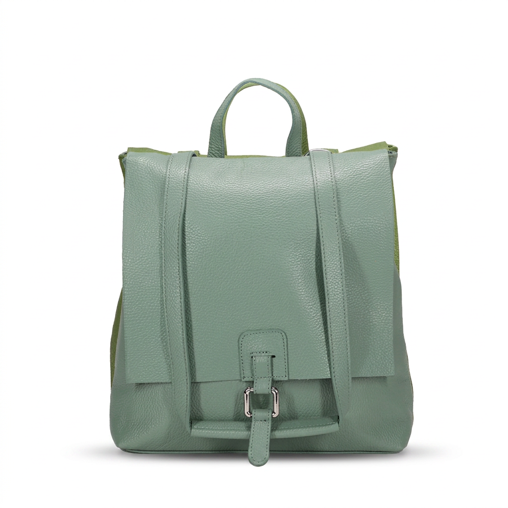 BORSA ZAINO CON MOSCHETTONE CENTRALE