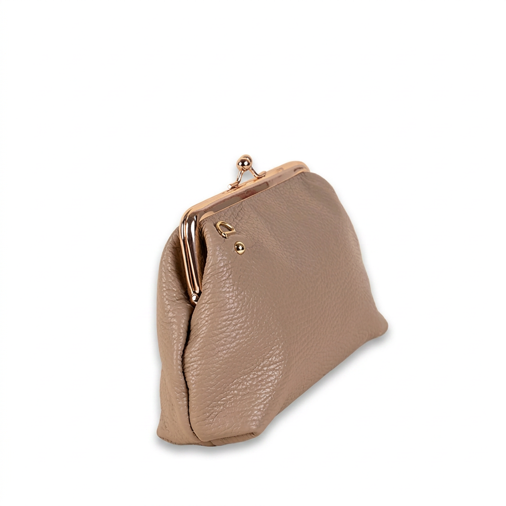 BORSA POCHETTE CON CHIUSURA A CLICK