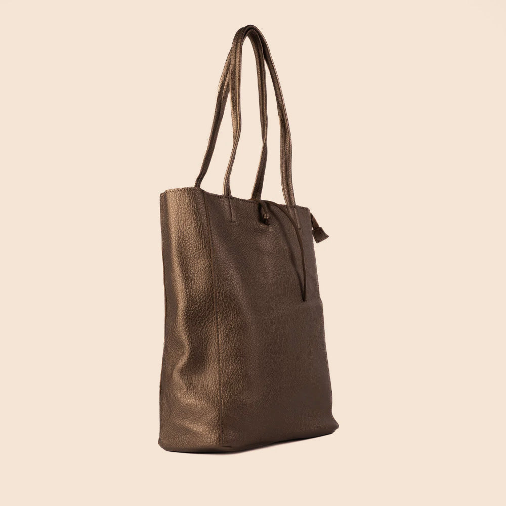 BORSA A SPALLA MODELLO A SACCA CON LACCETTI