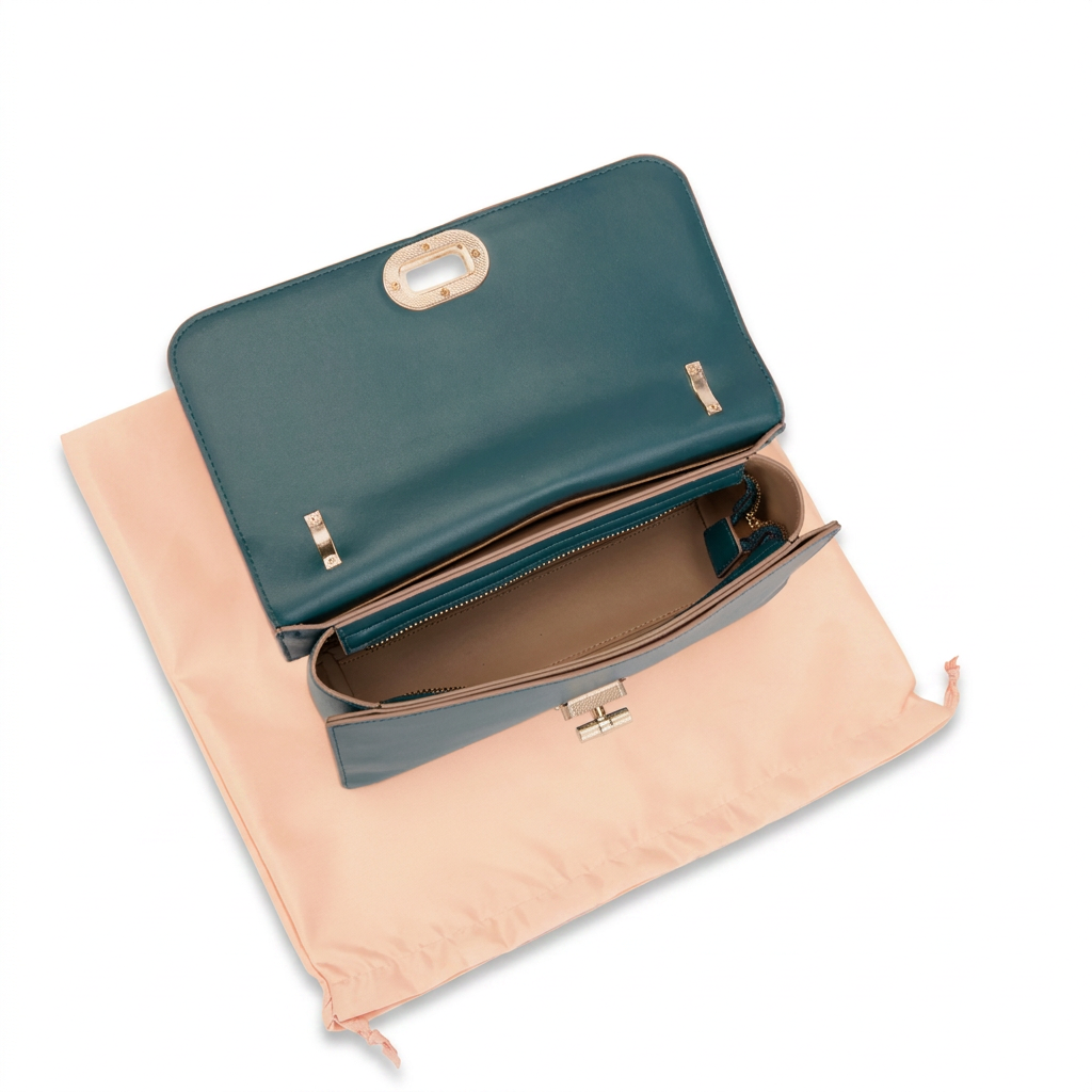 BORSA A SPALLA CON TRACOLLA A CATENA