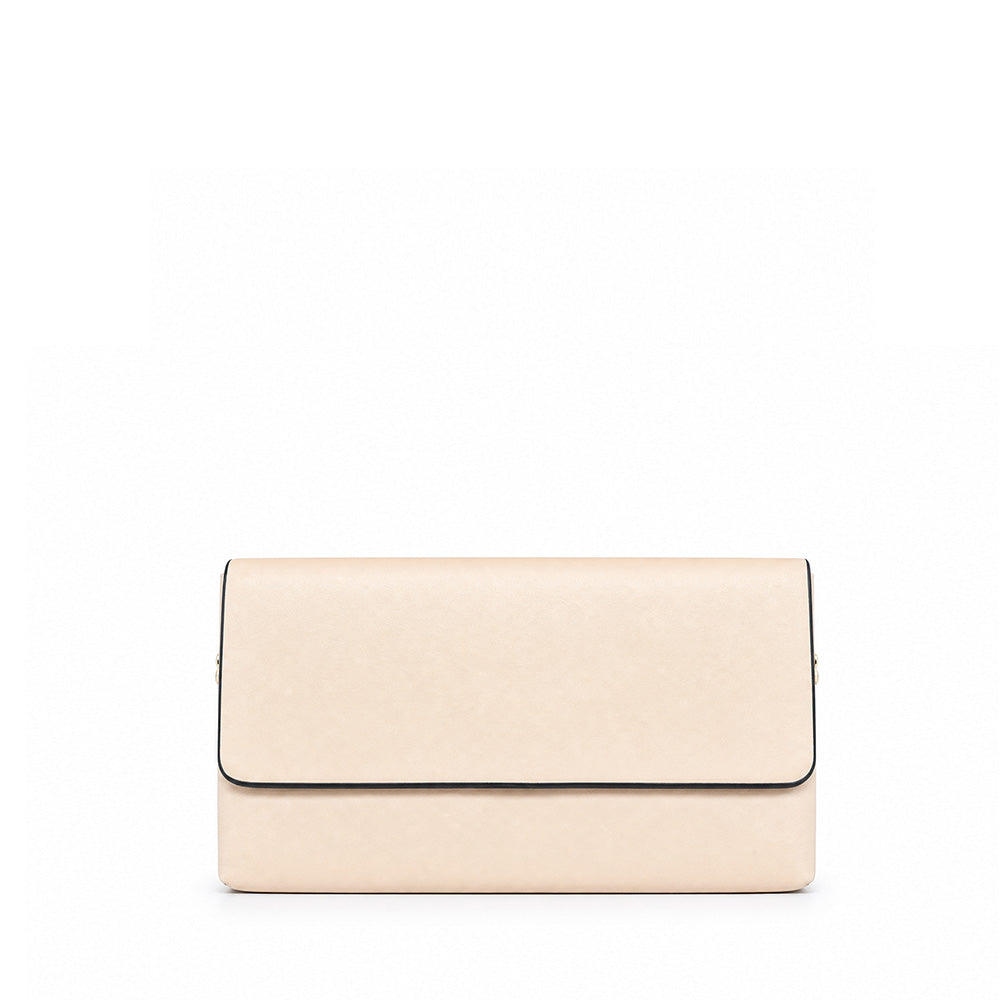 RECTANGULAR RIGID SHOULDER BAG CLUTCH 