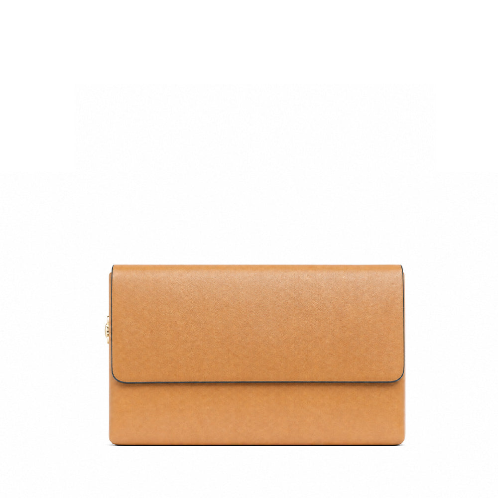 RECTANGULAR RIGID SHOULDER BAG CLUTCH 