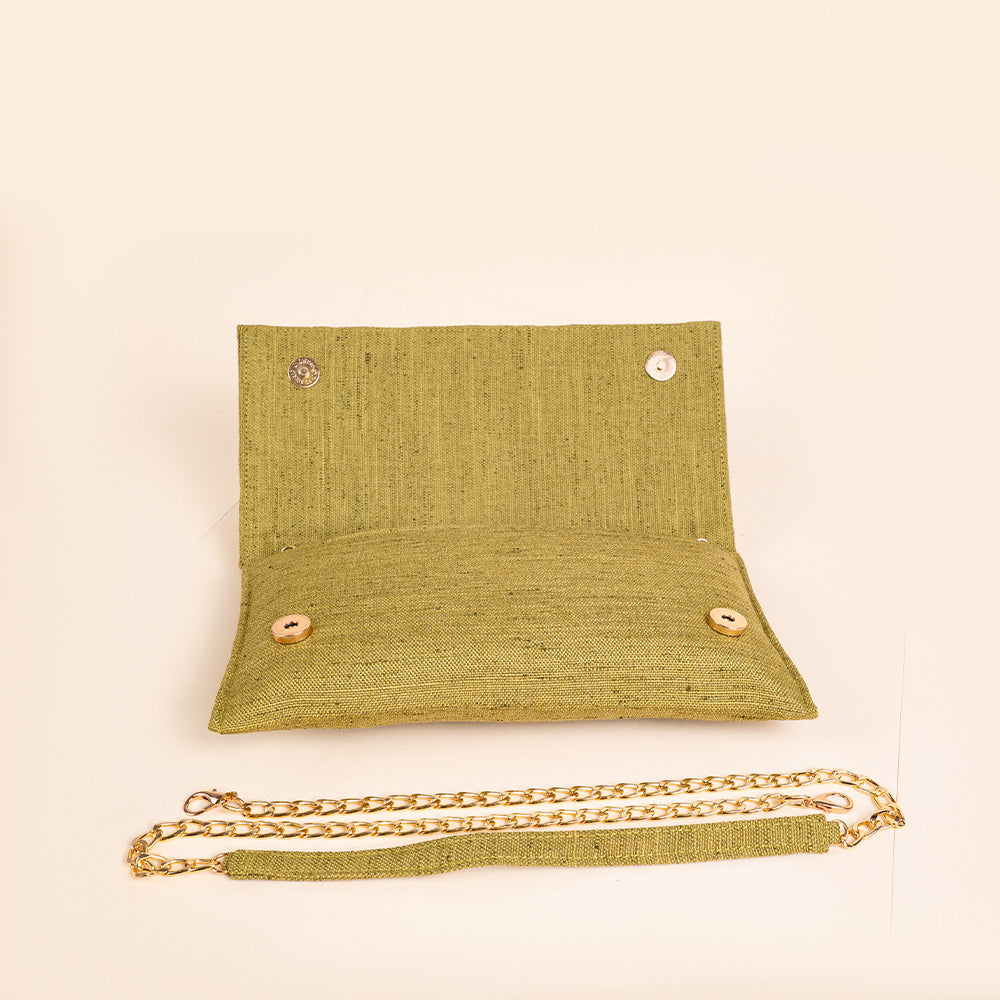 BORSA CLUTCH IN TESSUTO GRANDE