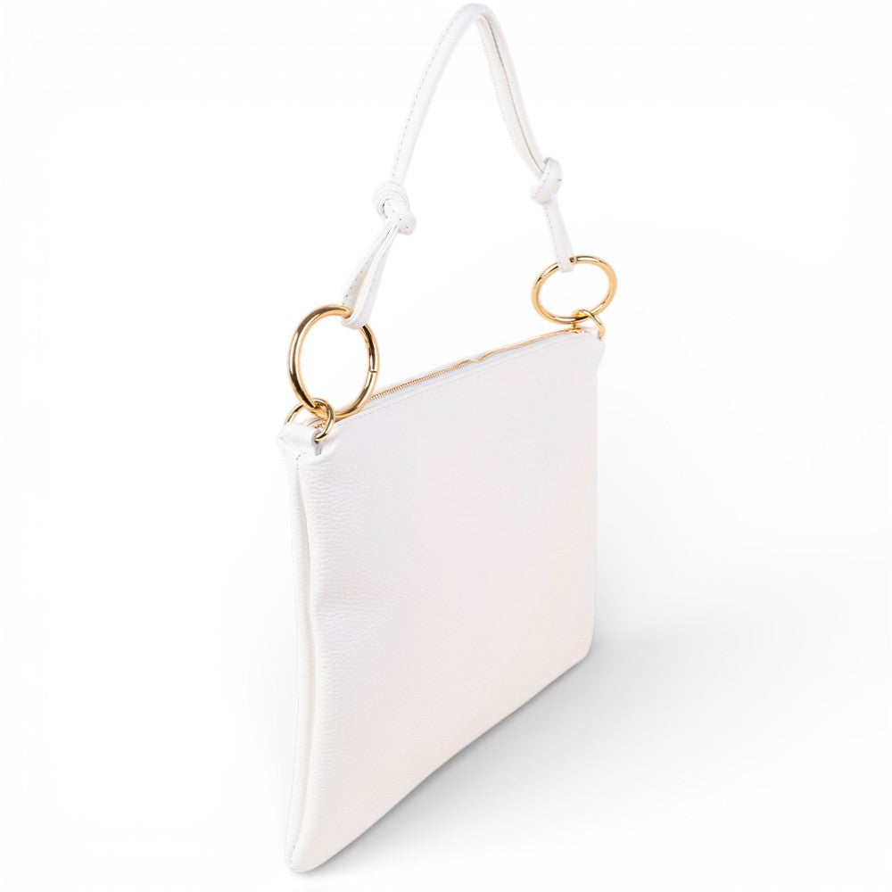 SHOULDER BAG WITH KNOTS ON THE HANDLES