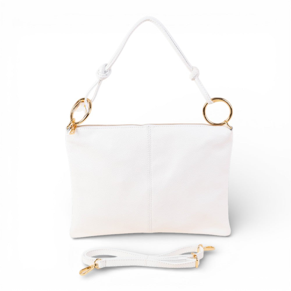 SHOULDER BAG WITH KNOTS ON THE HANDLES