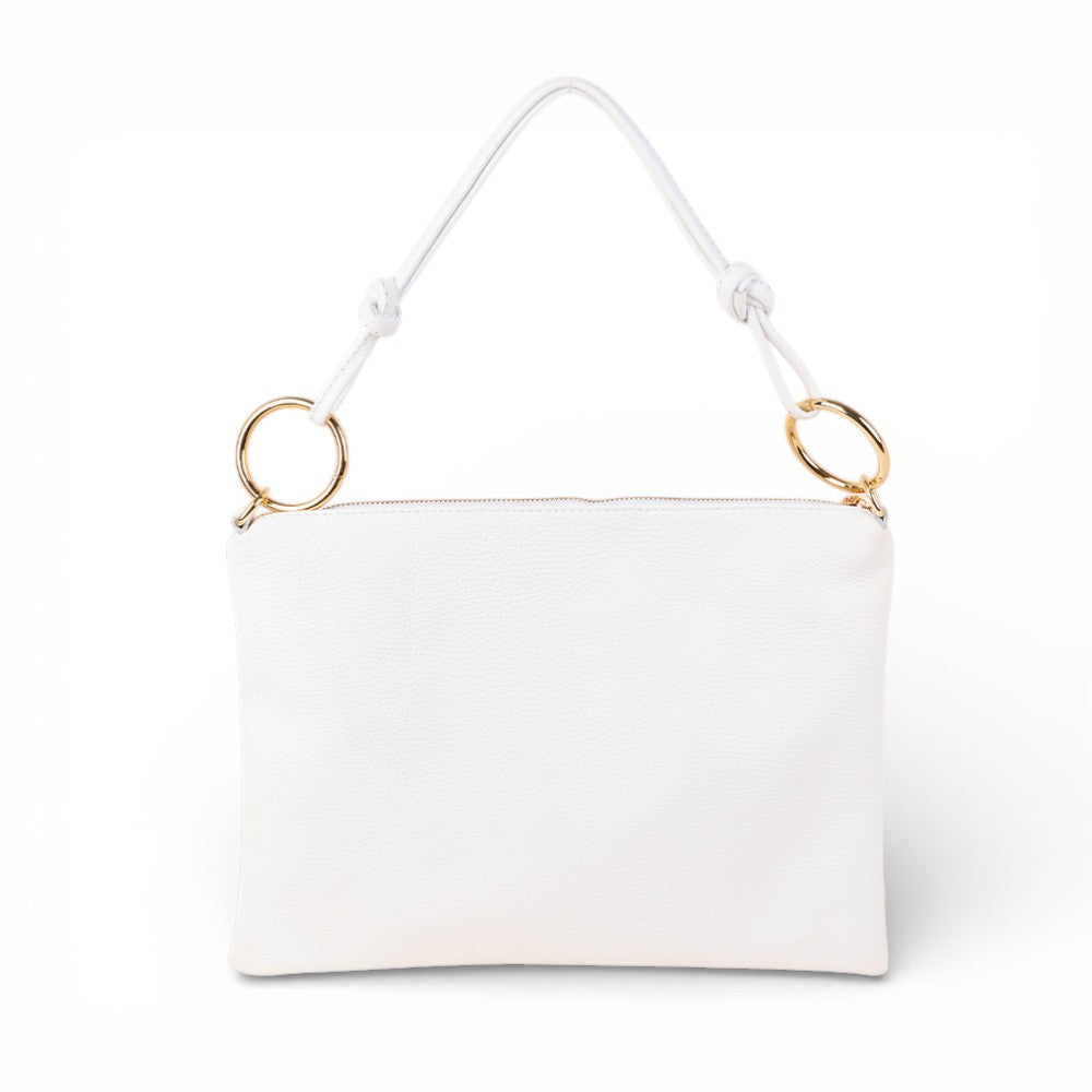 SHOULDER BAG WITH KNOTS ON THE HANDLES