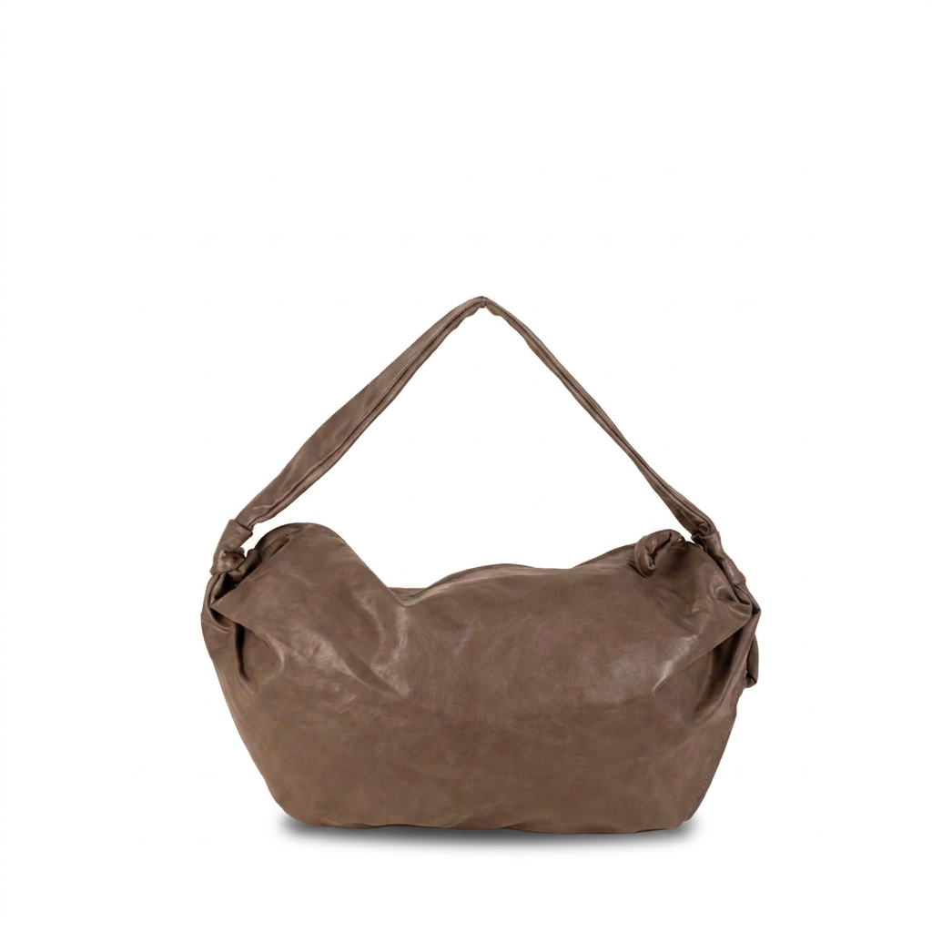 BORSA A SPALLA ALLUNGATA CON ZIP LATERALE